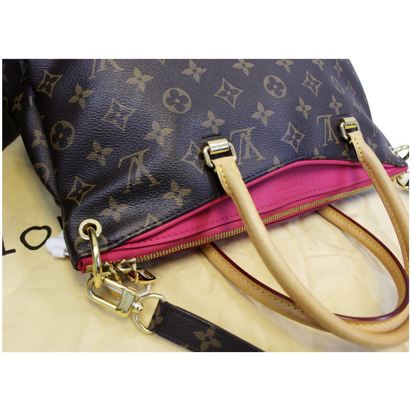 LOUIS VUITTON Pallas Monogram Canvas 2Way Shoulder Bag Cerise -US
