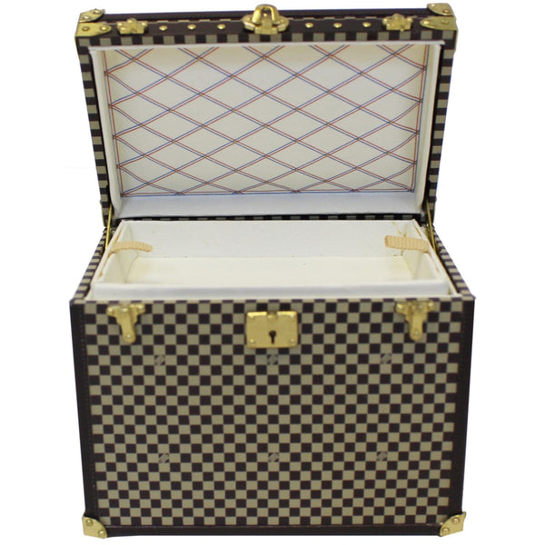For Women lv Mini Malle Chapeaux Damier Jewelry Box