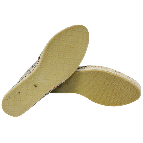 Gucci Flats GG Blooms Supreme Espadrille Size 42 - bottom view