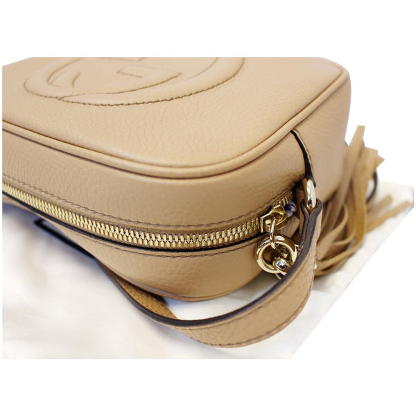 GUCCI Soho Disco Pebbled Leather Small Crossbody Bag-US