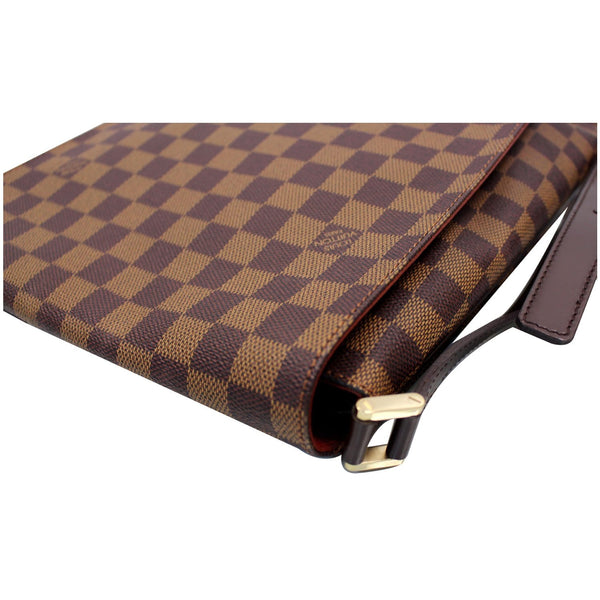 LOUIS VUITTON Musette Salsa GM Damier Ebene Crossbody Bag Brown