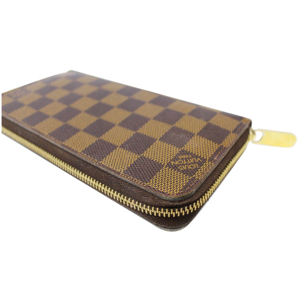 LOUIS VUITTON Damier Ebene Zippy Wallet Brown-US