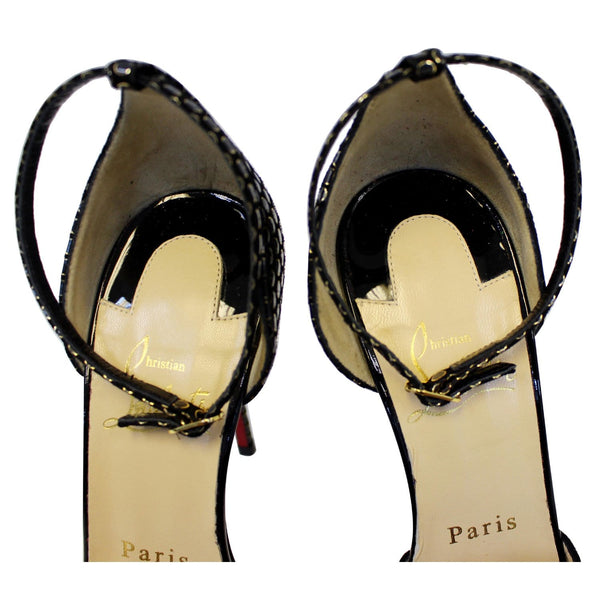 CHRISTIAN LOUBOUTIN Tsarou Suede Pompom Red Sole Pumps US 6-US