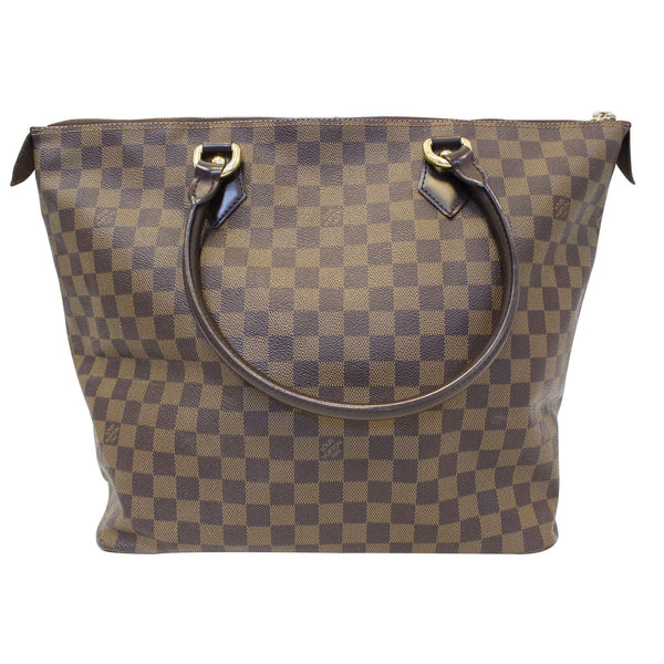 LOUIS VUITTON Saleya GM Damier Ebene Shoulder Handbag Brown