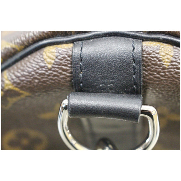 LOUIS VUITTON Keepall Bandouliere 55 Monogram Macassar Travel Bag Brown