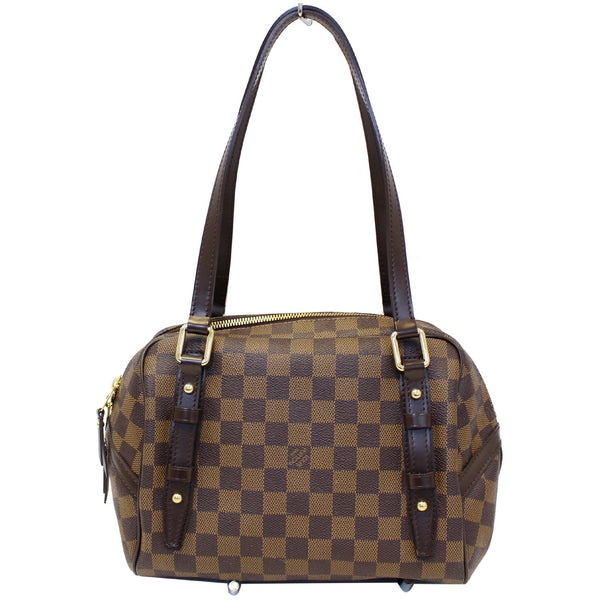 Louis Vuitton Damier - Rivington PM Ebene Shoulder Bag - leather strip