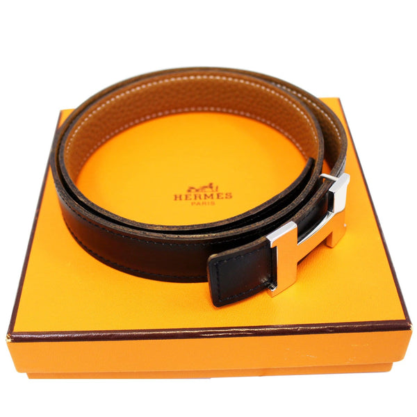 Hermes Belt Constance Buckle H Reversible Size 65 - black