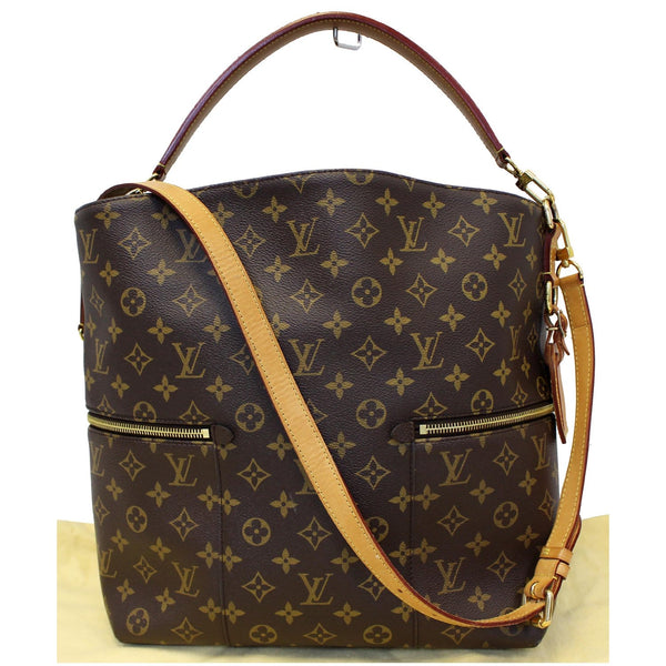 LOUIS VUITTON Melie Monogram Canvas Hobo Shoulder Bag Brown-US