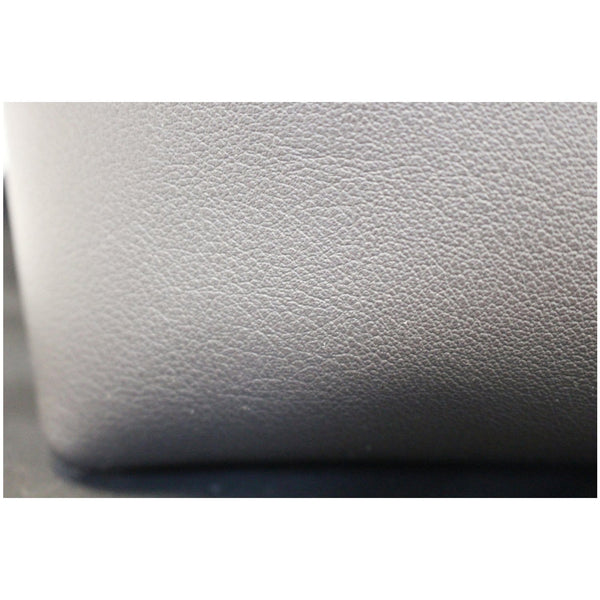 Yves Saint Laurent Shopping Tote Bag Leather Grey - exterior