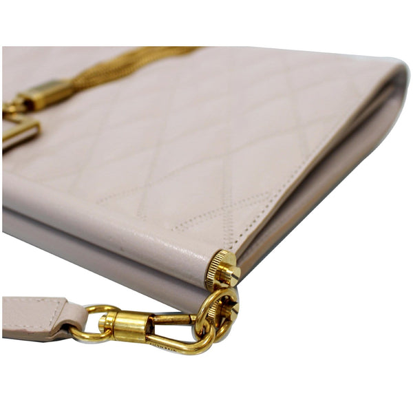 GIVENCHY Large Gem Goatskin Shoulder Bag Galet