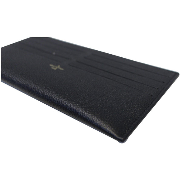 LOUIS VUITTON Leather Insert Wallet for Felicie Black