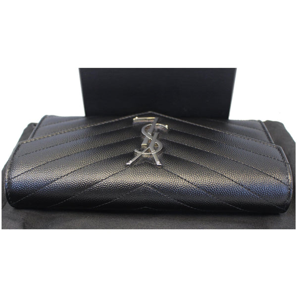 Yves Saint Laurent Wallet Large Grain De Poudre - bottom view