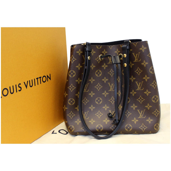 LOUIS VUITTON Neonoe Monogram Canvas Shoulder Bag Black-US