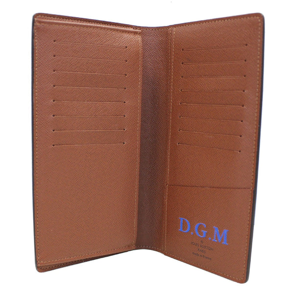 LV Brazza Wallet Monogram Canvas inside view
