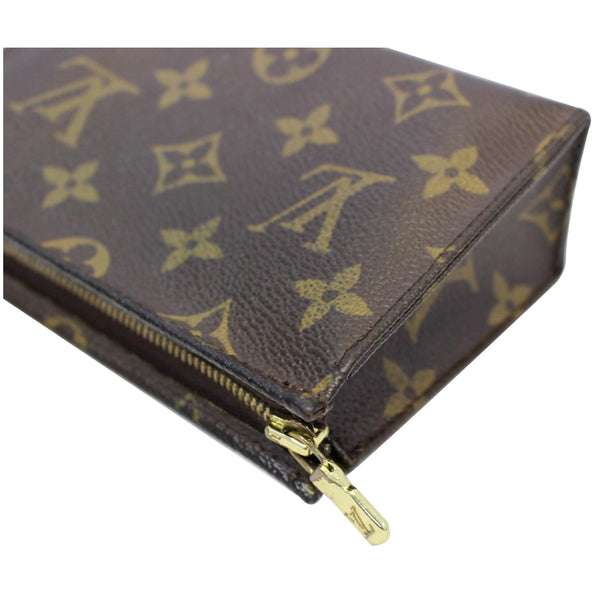 LOUIS VUITTON Monogram Canvas Toiletry Pouch Brown