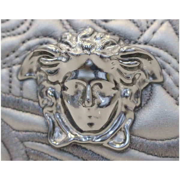 VERSACE Embroidered Baroque Shoulder Bag Black-US