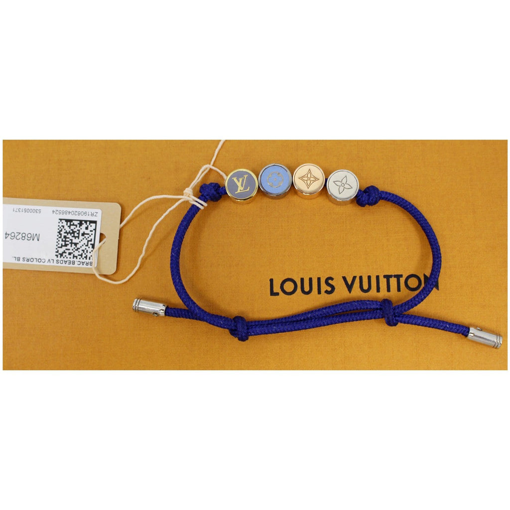 LOUIS VUITTON LV Colors Beads Bracelets Blue