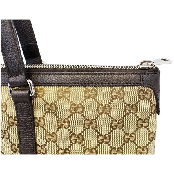 GUCCI GG Canvas Tote Travel Bag Beige-US