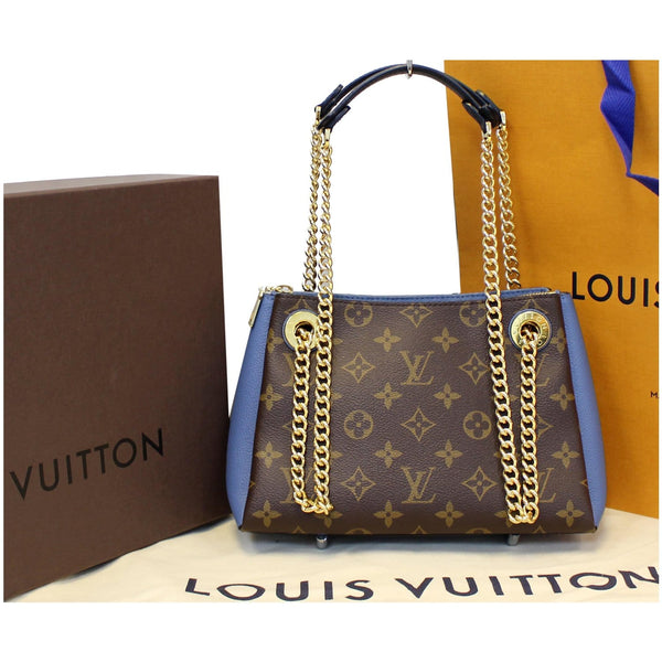 LOUIS VUITTON Surene BB Mnogram Canvas Shoulder Bag Bleu Jean-US
