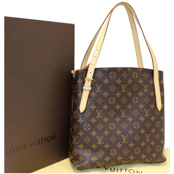 LOUIS VUITTON Voltaire Monogram Canvas Shoulder Bag Brown-US