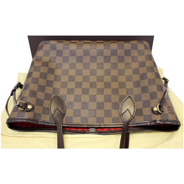 LOUIS VUITTON Neverfull PM Damier Ebene Tote Shoulder Bag Brown