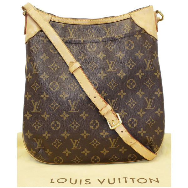 LOUIS VUITTON Odeon MM Monogram Canvas Shoulder Bag Brown-US