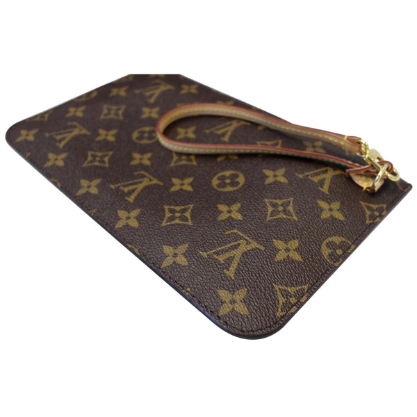 Louis Vuitton Pochette Wristlet Neverfull MM Pouch - side view