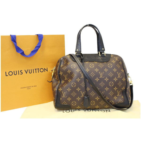 LOUIS VUITTON Retiro NM Monogram Canvas Shoulder Bag Noir