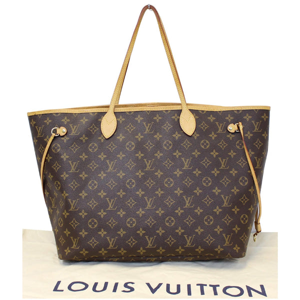 LOUIS VUITTON Neverfull GM Monogram Canvas Tote Shoulder Bag Brown-US