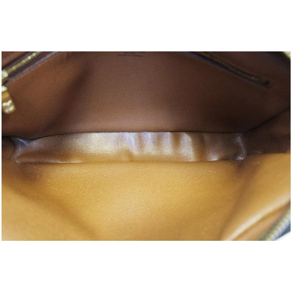 LOUIS VUITTON Marly Dragonne PM Monogram Canvas Clutch Bag Brown