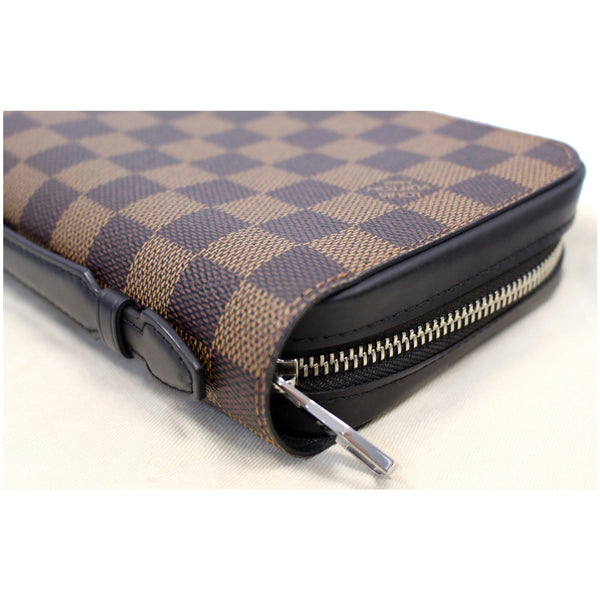 LOUIS VUITTON Zippy XL Damier Ebene Wallet Brown