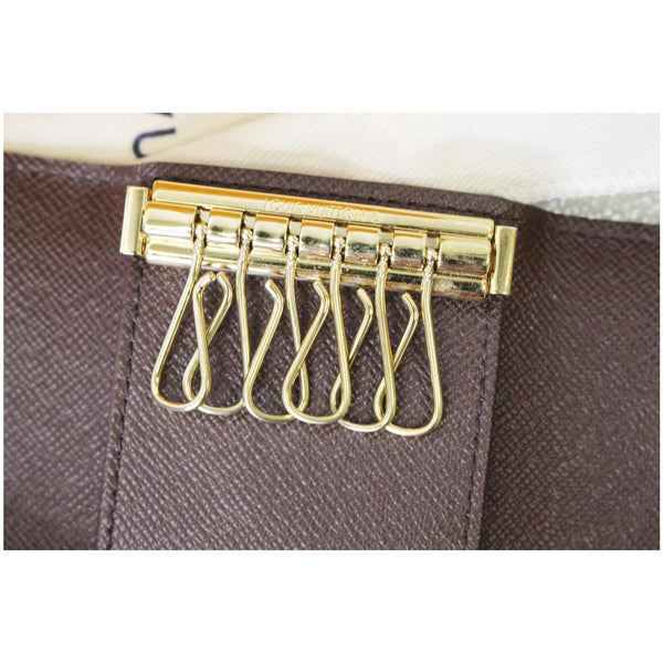 LV Damier Ebene 6 Key Holder golden