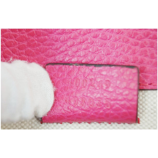 GUCCI Dionysus Guccify Grained Leather Shoulder Bag Pink