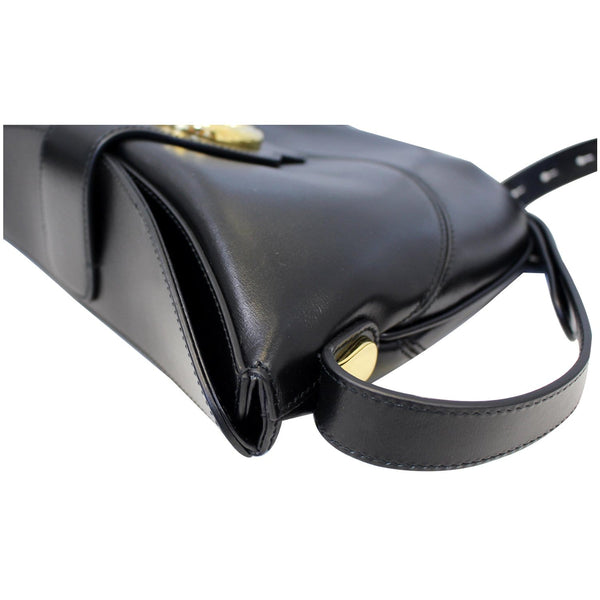 GUCCI Arli Medium Calfskin Leather Shoulder Bag 568857 Black-US