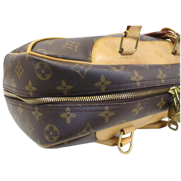 Zipper lv Deauville Monogram Canvas Boston Bag