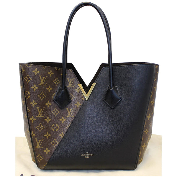 LOUIS VUITTON Kimono Monogram Calfskin Tote Bag Black