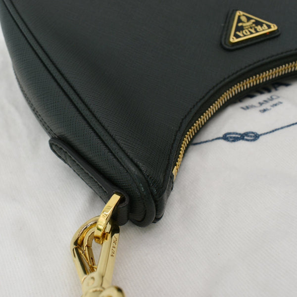 PRADA Re-Edition 2005 Saffiano Leather Shoulder Bag Emerald Green
