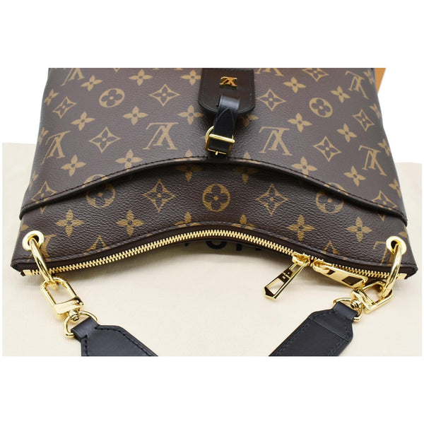 LOUIS VUITTON Odeon NM MM Monogram Canvas Shoulder Bag Black/Brown