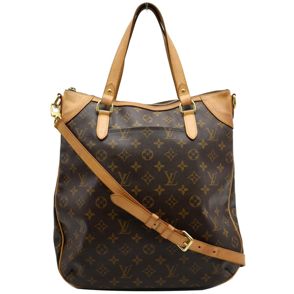 LOUIS VUITTON Odeon GM Monogram Canvas Shoulder Bag Brown