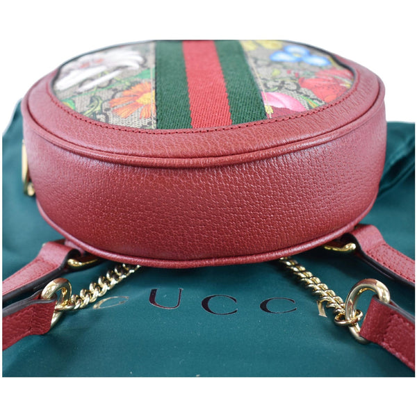 GUCCI Ophidia GG Floral Mini Supreme Backpack Bag Red 598661