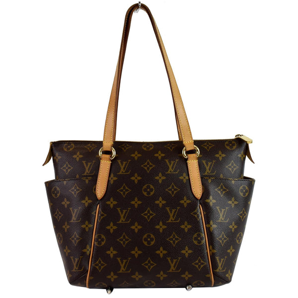 LOUIS VUITTON Totally PM Monogram Canvas Shoulder Bag Brown