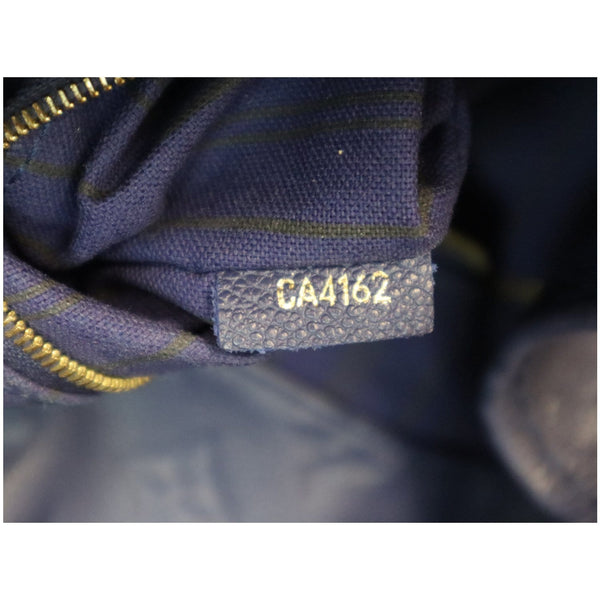 LOUIS VUITTON Artsy MM Empreinte Leather Shoulder Bag Blue