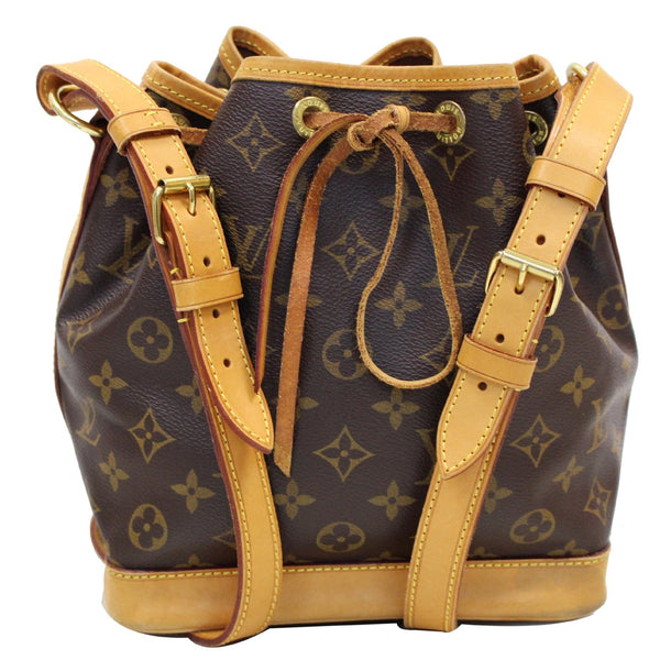 Full View lv Petit Noe NM Monogram Canvas Shoulder Bag