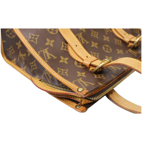 LOUIS VUITTON Popincourt Haut Monogram Canvas Shoulder Bag Brown
