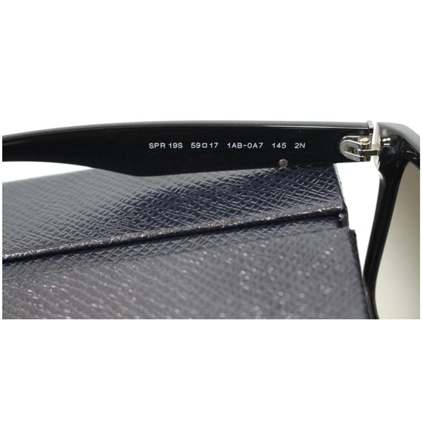 PRADA Rectangular Sunglasses SPR 19S Black