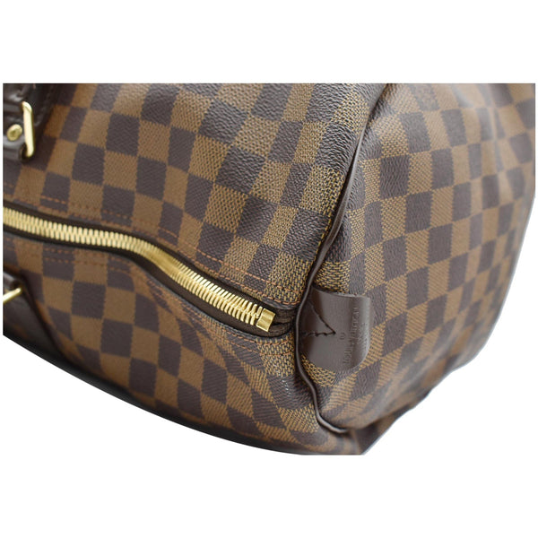 LOUIS VUITTON Keepall 50 Damier Ebene Travel Bag Brown