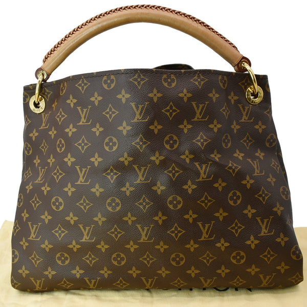 LOUIS VUITTON Artsy MM Monogram Canvas Hobo Bag Brown