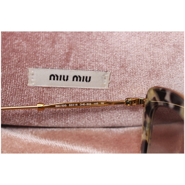 MIU MIU Cat Eye SMU 52Q Sunglasses Tortoise