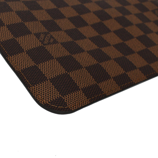 Louis Vuitton Neverfull MM Damier Ebene Pochette Pouch