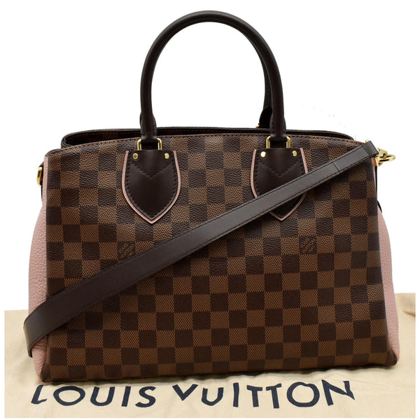 LOUIS VUITTON Normandy Damier Ebene Shoulder Bag Brown/Magnolia
